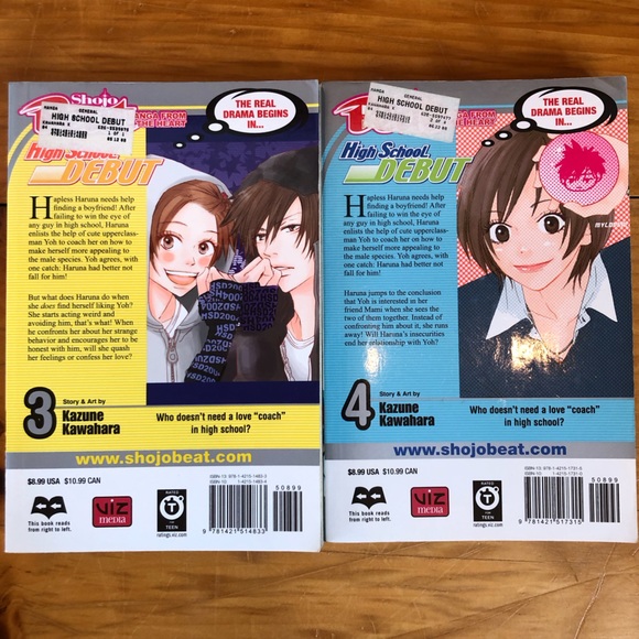 High School Debut Manga Volume 1-10 Kazune Kawahara Shojo Beat Romance Teen - Picture 6 of 15